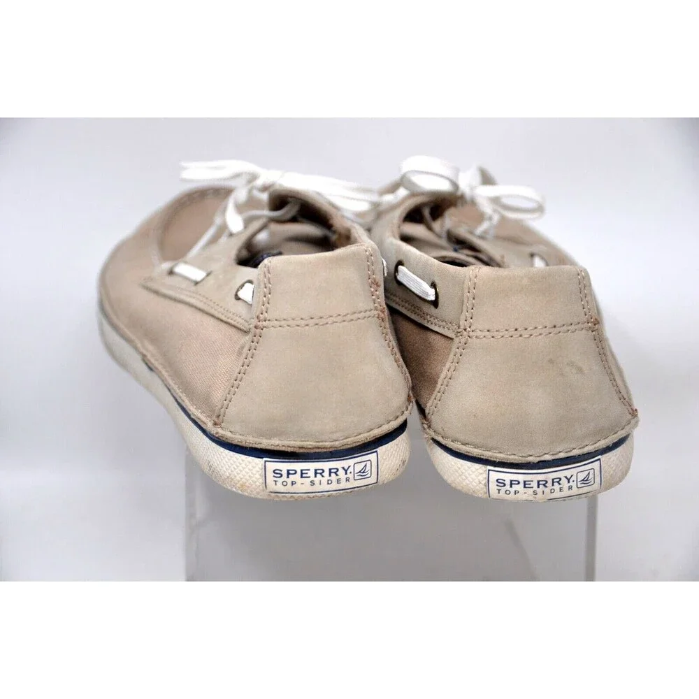 SPERRY TOP SIDER Boat Shoes Men's Size 7 M Cruz Slip On Khaki YB52484